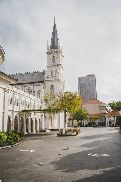 Çılgın Zengin Asyalılara Ait Chijmes Tarihi Kilise Miras Binası — Stok fotoğraf