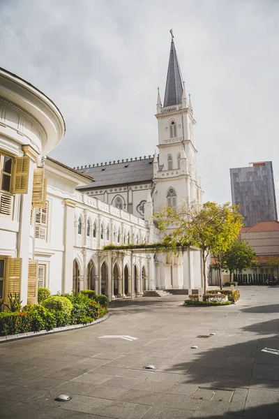 Chijmes Historický Kostel Dědictví Budovy Představila Bláznivé Bohaté Asiaty — Stock fotografie