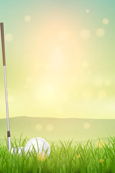 Golf sport background — Stock Photo, Image