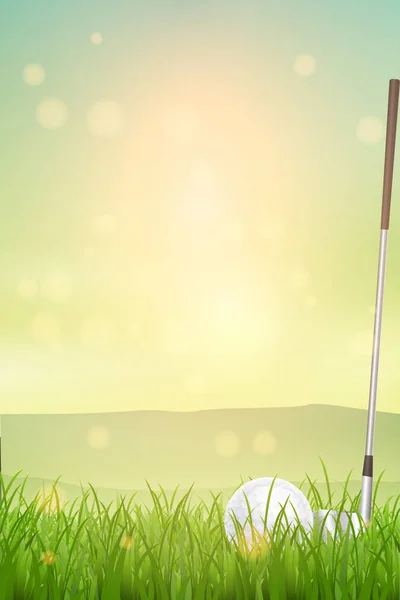 Golf sport background — Stock Photo, Image