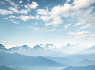 Güzel dağ doğal peyzaj