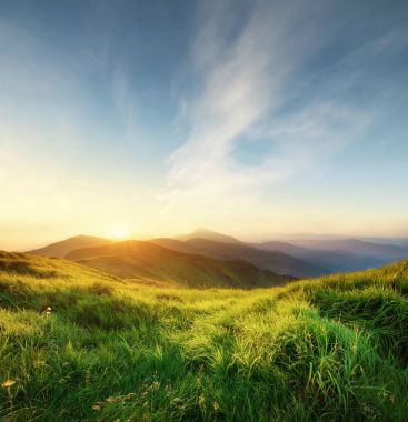 güzel dağ manzarası 