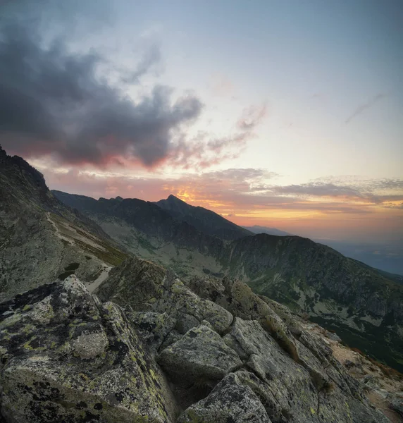 Paysage dans la montagne Tatry, Slovaquie — Photo