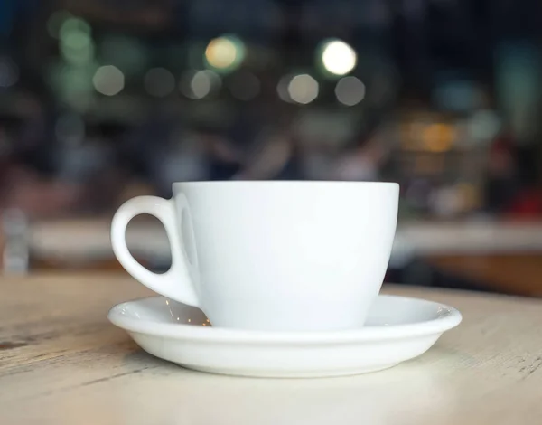 Kubek Kawą Stole Pojęcie Pomysł Czas Odpoczynku — Zdjęcie stockowe