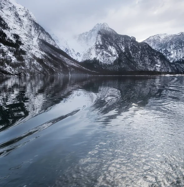 Blick Auf Den See Bergtal Schöne Naturlandschaft Deutschland — Stockfoto