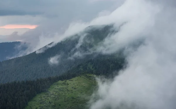 Hills Lines Sunrise Beautiful Natural Landscape — Stock Photo, Image