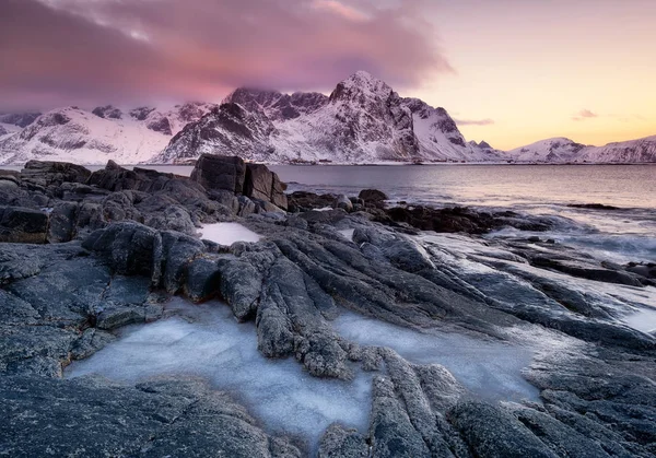 Seascape Sunrise Beautiful Natural Landscape Seashore — Stock Photo, Image