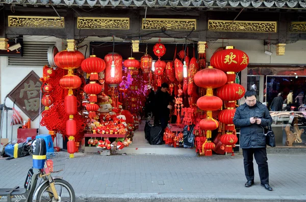 Китайский Новый год в Шанхае — стоковое фото
