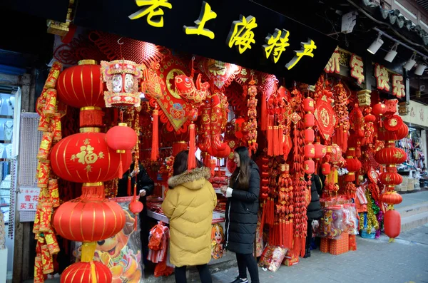Chinesisches Neujahr in Shanghai — Stockfoto