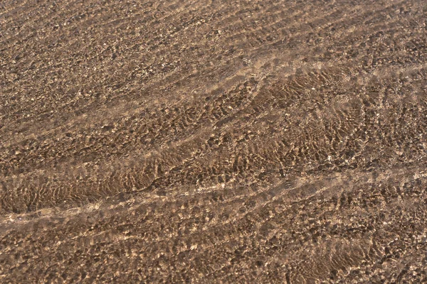 Песок Вода Близко Абстрактный Фон Водой Золота — стоковое фото