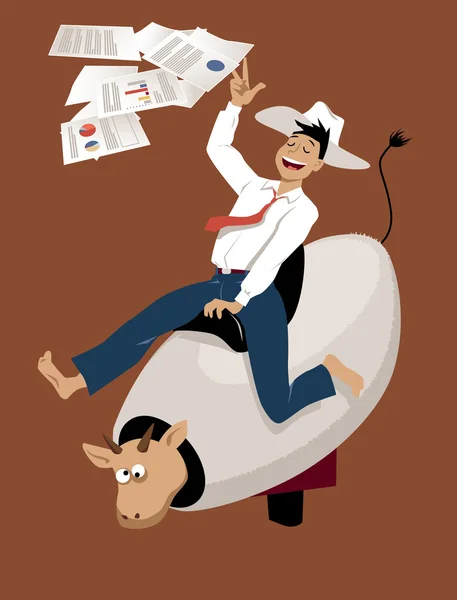 Bull market ilustracja — Wektor stockowy