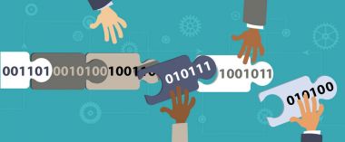Blockchain konsept illüstrasyon