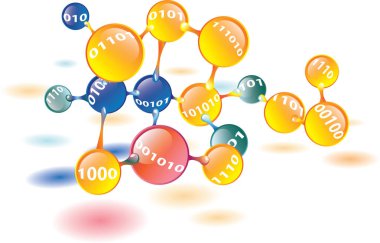 Blockchain konsept illüstrasyon