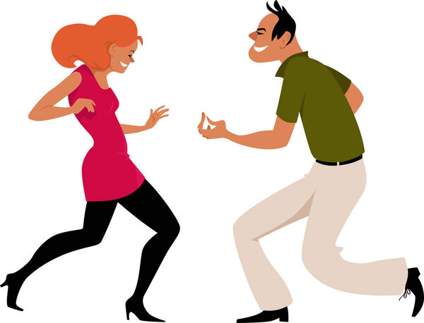 танцы на сцене
