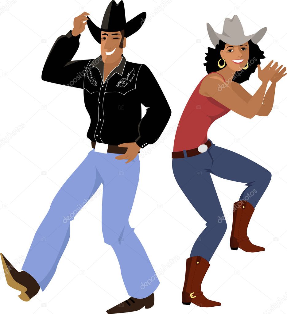 Western country line dance