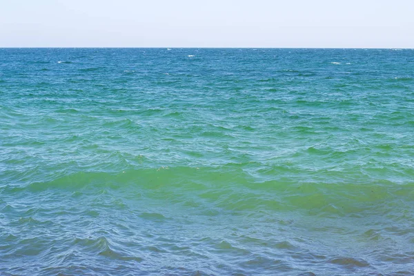 Turquoise Sea Lit Rays Summer Sun — 스톡 사진
