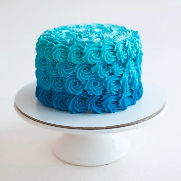 Blue cake for smash cake