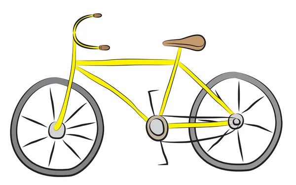 Vélo, véhicule sur deux roues — Image vectorielle
