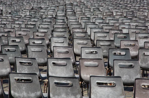 Row of chairs — Stock Photo, Image
