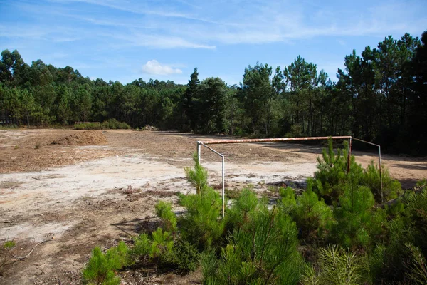 Terrain de football abandonné — Photo