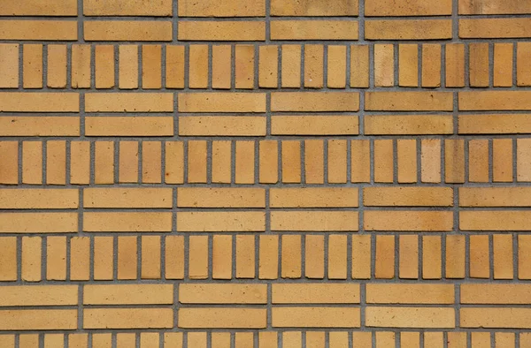 Brick wall of a building in art deco style