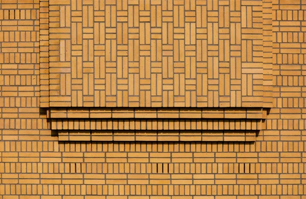 Mur Brique Bâtiment Style Art Déco — Photo