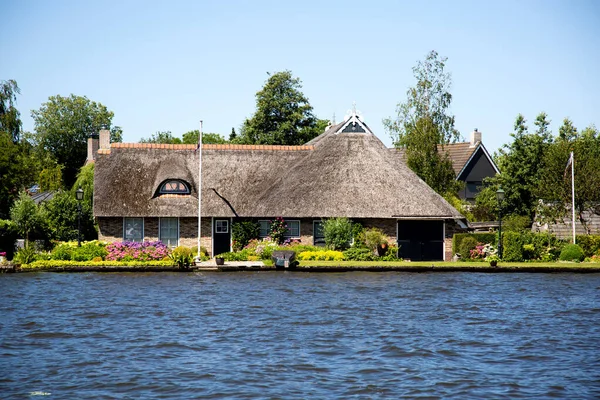 Leeuwarden Nederländerna Juni 2019 Home Waterfront Nederländerna — Stockfoto