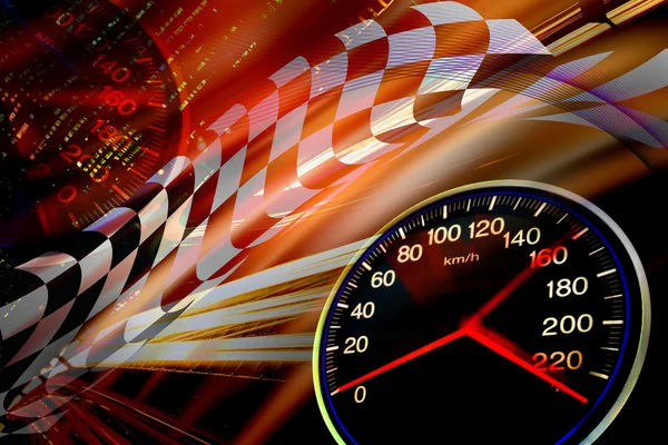 Speed-Rennen Hintergrund — Stockfoto