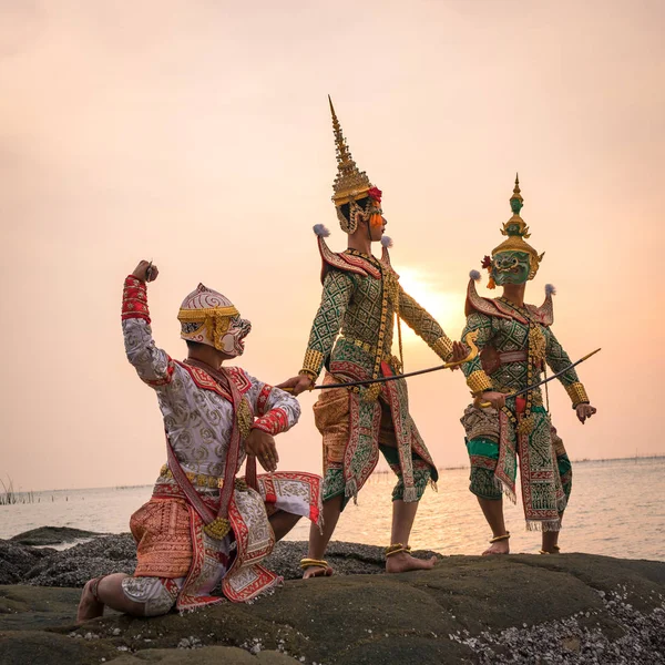 Ramayana thai tari tradisional — Stok Foto