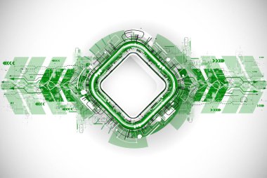 Soyut teknolojik arkaplan