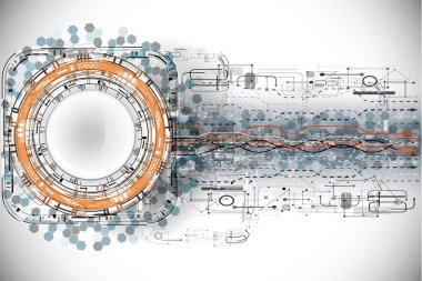 Soyut teknolojik arkaplan
