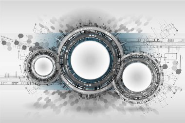 Soyut teknolojik arkaplan