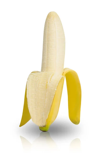 被白色背景隔离的香蕉 — 图库照片