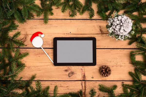 Noel kartı tablet teknoloji