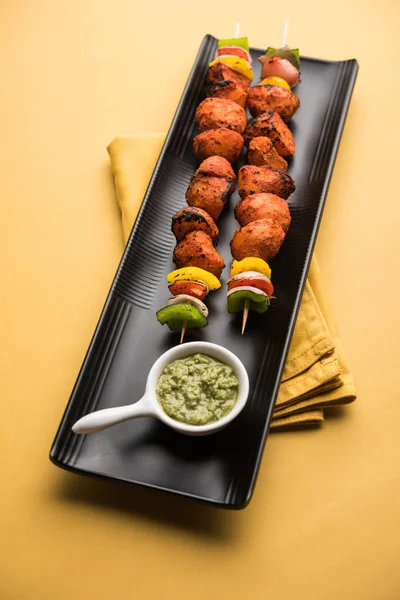 Tandoori Aloo Tikka Patatas Asadas Parrilla —  Fotos de Stock