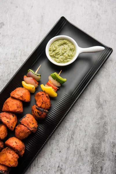 Tandoori Aloo Tikka Patatas Asadas Parrilla —  Fotos de Stock