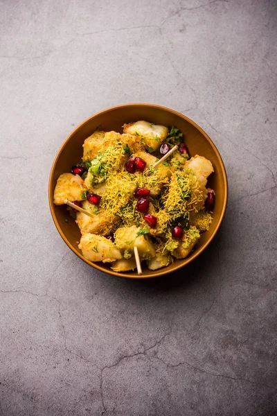 Aloo chaat or Alu chat is a popular street food originating from the Indian subcontinent, especially north India. it's an easy food recipe.