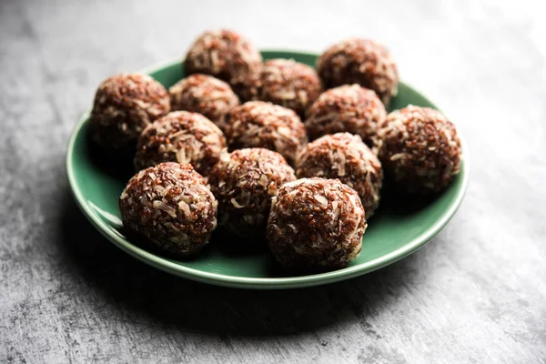 Aliv Laddu Halim Ladoo Tuinkers Zaad Zoete Ballen Een Zeer — Stockfoto