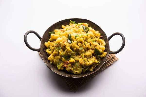 Aloo Bharta Sabzi Ist Ein Schmackhaftes Gericht Aus Indien Das — Stockfoto