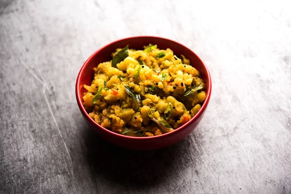 Aloo Bharta Sabzi Ist Ein Schmackhaftes Gericht Aus Indien Das — Stockfoto