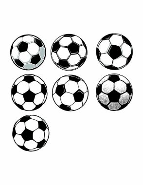Yedi farklı futbol topu