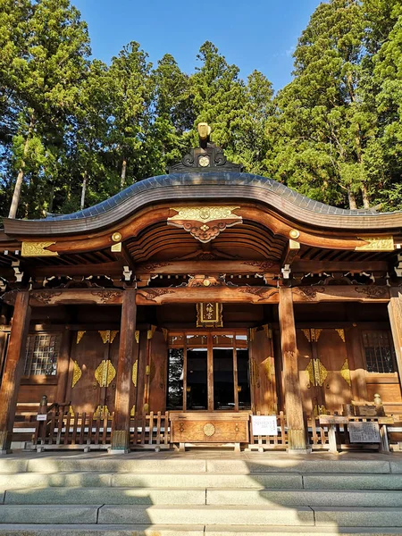 Takayama, japan - mai 2019: der sakurayama hachimangu-schrein, der älteste schrein in takayama — Stockfoto