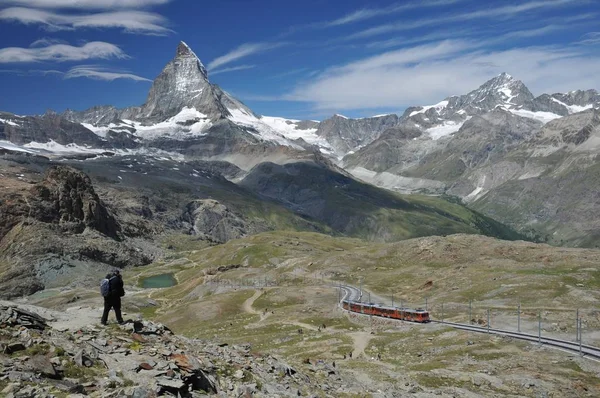 Zermatt Matterhorn Från Gornergrat — Stockfoto