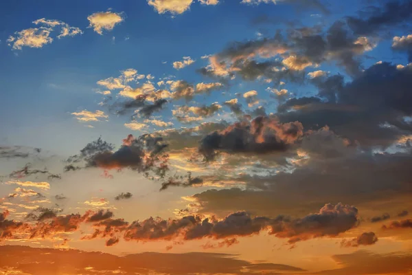 Clouds Blue Sky Sunset — Stock Photo, Image