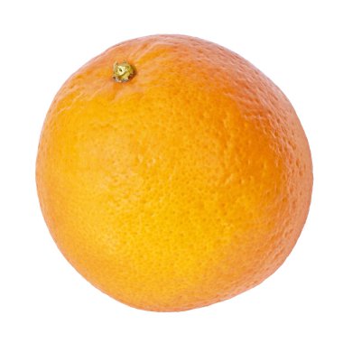 Olgun turuncu beyaz arka planda izole.