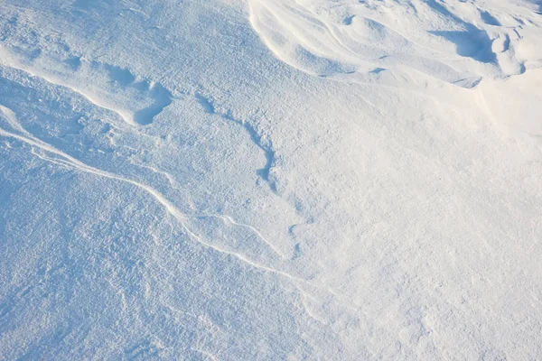 Zimní Pozadí Sníh Reliéf Detailní — Stock fotografie