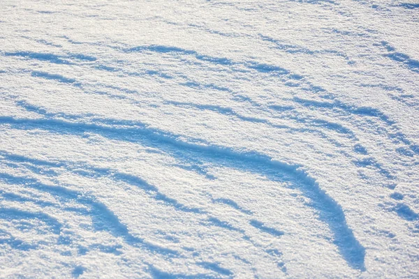 Winter Achtergrond Sneeuw Verlichting Closeup — Stockfoto