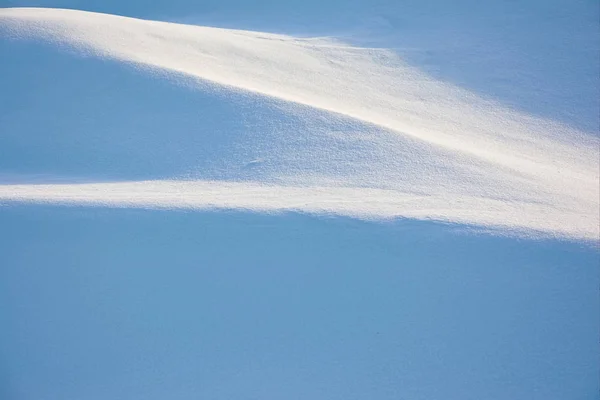 Sfondo Naturale Invernale Piccole Colline Innevate — Foto Stock