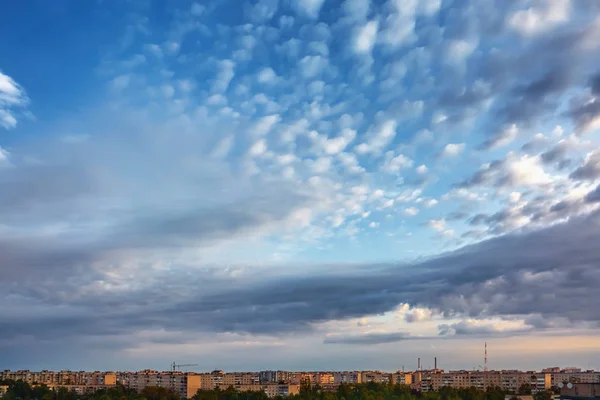 Sky Clouds Morning City — Stock Photo, Image