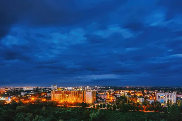 Clouds Sunset Evening City — Stock Photo, Image